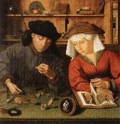 Quentin Massys The Money Changer and His Wife oil painting